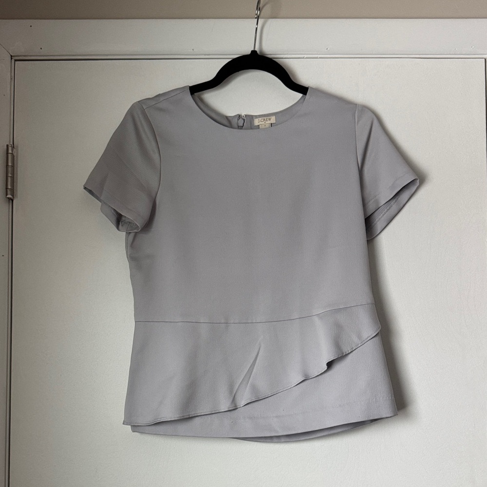 J. Crew Women's Blouse with Ruffle Detail
